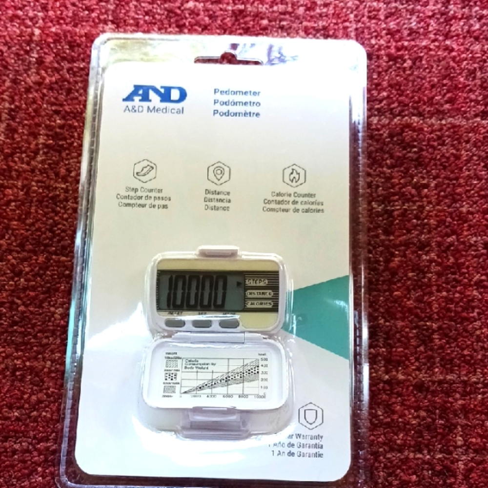 A&D Medical Pedometer with Digital Display